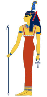 Maat was both the goddess and the personification of truth and justice. Her ostrich feather represents truth.